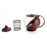 Chaleira Bule de Vidro com Infusor Jarra para Cha e Frutas com Filtro de Metal Removivel 750ml Luxo - 4