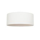 Ver imagem 2 de Luminária Plafon Redondo Cúpula em Tecido 40x15:branco5942