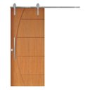 Ver imagem 2 de Porta Correr 6 Trilhos Soft Aparente Puxador Tubo 60cm 92x210cm Belíssima Rodam Abertura Direita