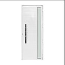 Ver imagem 1 de Porta de Giro Alumínio Branco Lambril c/Visor Lateral Px 80cm Maxx - 210x80 - Direita