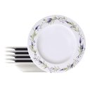 Ver imagem 5 de Jogo 6 Pratos Fundos 23cm Tramontina Lilla Porcelana Decorada Sopas Caldos Mesa Posta