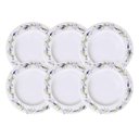 Ver imagem 1 de Jogo 6 Pratos Fundos 23cm Tramontina Lilla Porcelana Decorada Sopas Caldos Mesa Posta