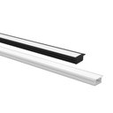 Ver imagem 1 de Perfil de Embutir Taschibra para Fita de Led Vertex 24 com 1 Metro Preto