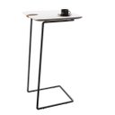 Ver imagem 1 de Mesa Apoio Lateral para Sofá Atenas Pé Preto:Branco