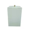 Lixeira Acrílica Banheiro, Lavabo, Cozinha Linha Premium Esconde Sacola 7,5 Litros Puxador Cristal - 1