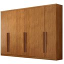 Ver imagem 1 de Guarda Roupa Casal Bristol 6 Portas 8 Gavetas Cinamomo - Novo Horizonte