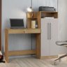 Mesa Office com Armário Gaveta com Chave Ventura Jcm Movelaria Noronha/off White - 3
