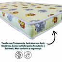 Ver imagem 6 de Beliche Flora Infantil com Escorregador e 2 Colchões Infantil 1,50 Cor Branco