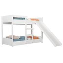 Ver imagem 2 de Beliche Flora Infantil com Escorregador e 2 Colchões Infantil 1,50 Cor Branco