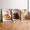 Ver imagem 2 de Kit 3 Quadro Decorativo Confeitaria Doceria Padaria E1 28x20cm