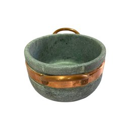 Cumbuca Alça de Cobre Pedra Sabão Tigela Caldo Sopa 500ml - 3