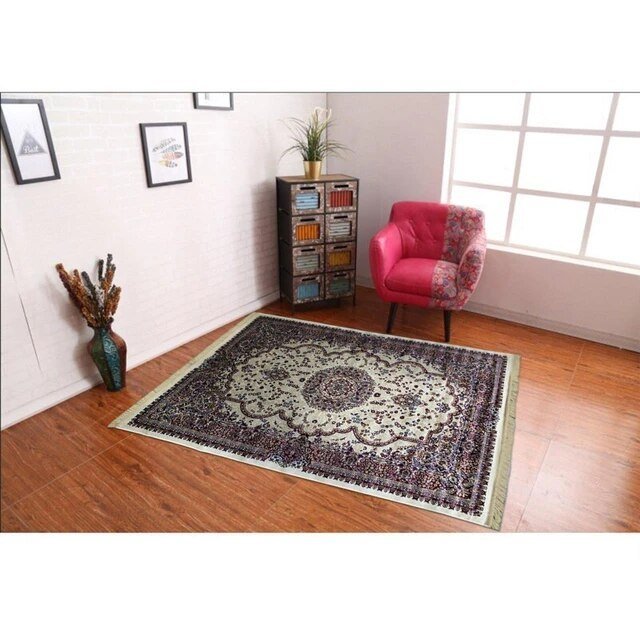 Tapete Tabriz Bege Indiano 200x250 Cm Tipo Persa Belga 53 - 2