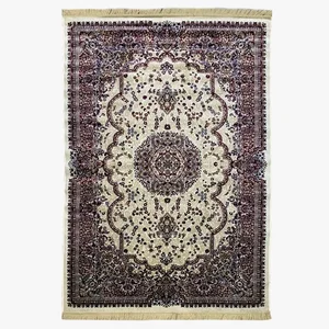 Tapete Tabriz Bege Indiano 200x250 Cm Tipo Persa Belga 53