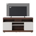 Ver imagem 4 de Rack Bancada Tv 47 Pol 136 Cm Yara Nogueira Real Off White Colibri