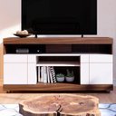 Ver imagem 2 de Rack Bancada Tv 47 Pol 136 Cm Yara Nogueira Real Off White Colibri