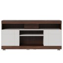 Ver imagem 1 de Rack Bancada Tv 47 Pol 136 Cm Yara Nogueira Real Off White Colibri