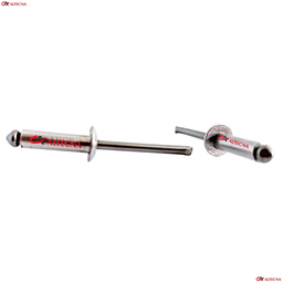 Rebite Pop Repuxo Alumínio 619 - 6,2X19,0mm Com 100 Unidades - 3
