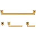 Ver imagem 3 de Kit Acessórios de Banheiro Gourmet 4 Peças Dourado Goldenx