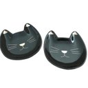 Ver imagem 1 de Enfeites Decorativos Casal Gatos em Cerâmica Preto e Gold