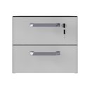 Ver imagem 6 de Gaveteiro para Mesa de Escritório 33cm com Chave 2 Gavetas Multimóveis CR25304