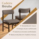 Ver imagem 5 de Cadeira Ibiruba Estrutura em Madeira Maciça Estofado em Couro Sintético Bege