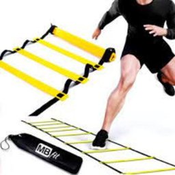 ESCADA DE AGILIDADE TREINO CORRIDA FUNCIONAL DE CHÃO CIRCUITO 6 METROS 12 ESTAÇOES DEGRAUS - 3