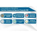 Ver imagem 4 de Colchão Solteiro Espuma D28 Pasquale Gray (78x188x14) - Paropas