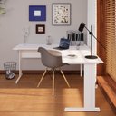 Ver imagem 2 de Mesa Angular New City Pé Metálico Light 160 cm Branco Gebb Work