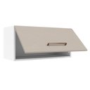 Ver imagem 5 de Armário Aéreo 70 Cm 1 Porta Basculante Branco/crema Agata Madesa
