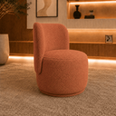 Ver imagem 3 de Poltrona Decorativa Bia Bouclê Confortável Elegante Orgânica