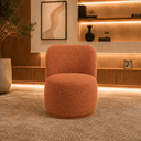 Ver imagem 2 de Poltrona Decorativa Bia Bouclê Confortável Elegante Orgânica