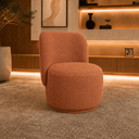 Ver imagem 1 de Poltrona Decorativa Bia Bouclê Confortável Elegante Orgânica