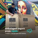 Ver imagem 6 de Quadro Mapa Mundi Texturas Nobres Dourado e Cinza - Grande