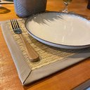 Ver imagem 5 de Kit 4 Jogo Americano Junco Natural Acabamento Luxo Mesa de Jantar 30x40cm Decore Fácil Shop