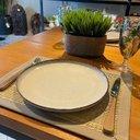 Ver mais imagens de Kit 4 Jogo Americano Junco Natural Acabamento Luxo Mesa de Jantar 30x40cm Decore Fácil Shop