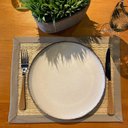 Ver imagem 6 de Kit 4 Jogo Americano Junco Natural Acabamento Luxo Mesa de Jantar 30x40cm Decore Fácil Shop