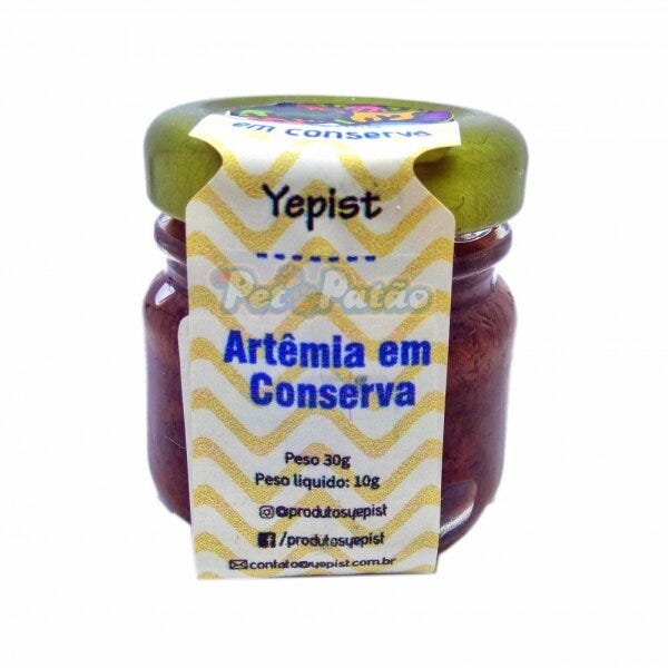 YEPIST ARTEMIA EM CONSERVA 10G INDICADO PARA TODOS OS PEIXES ORNAMENTAIS- UN - 1