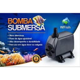 Wfish Bomba Submersa Wf 650 650L/H 220V para Aquarios e Fontes - 2