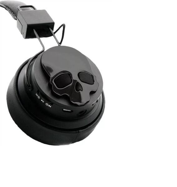 Fone de Ouvido K15 Kimaster Headphone Bluetooth Caveira - 2