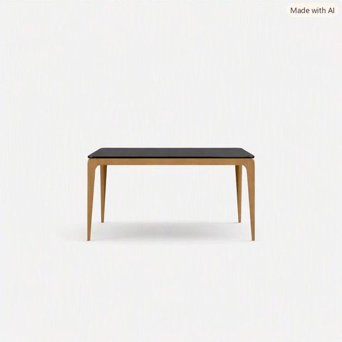 Mesa Sala de Jantar Tampo com Vidro 120cm 100% MDF Áurea Marrom/Ype/Preto