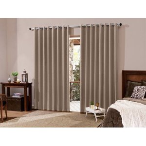 Cortina Blackout de Sala e Quarto em Tecido 3,00 X 2,50 Bege Admirare