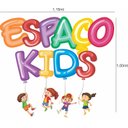 Ver imagem 2 de Adesivo de Parede Espaço Kids e Crianças Brinquedoteca
