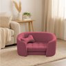 Poltrona Cama Pet Luxo Mell Veludo Premium para Cães e Gatos Rosa - 2