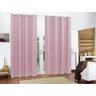 Cortina Blackout de PVC 4,20 x 2,50M Blecaute Rosa - 1