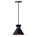 Ver imagem 1 de Lustre Pendente Dubai 17cm Para Mesa Balcão Gourmet Cor: Preto