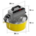 Ver imagem 3 de Misturador Elétrico 10 Litros Automático Bivolt Amarelo Saro PA10RAM