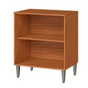 Ver imagem 1 de Balcão para Cozinha 70 Cm 2 Portas 100% Mdf Luna Cinamomo/branco