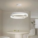 Ver imagem 7 de Lustre Pendente Plafon Led Luminaria 3 em 1 Moderno Luxo Sala Quarto Recepçao Ambiente Residencial C