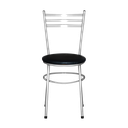 Ver imagem 2 de Kit 4 Cadeiras Epoxi Cinza para Cozinha: Preto