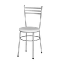 Ver imagem 2 de Kit 4 Cadeiras Epoxi Cinza para Cozinha: Branco
